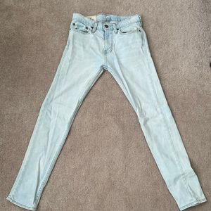 Mens hollister mens skinny jeans 28x30
